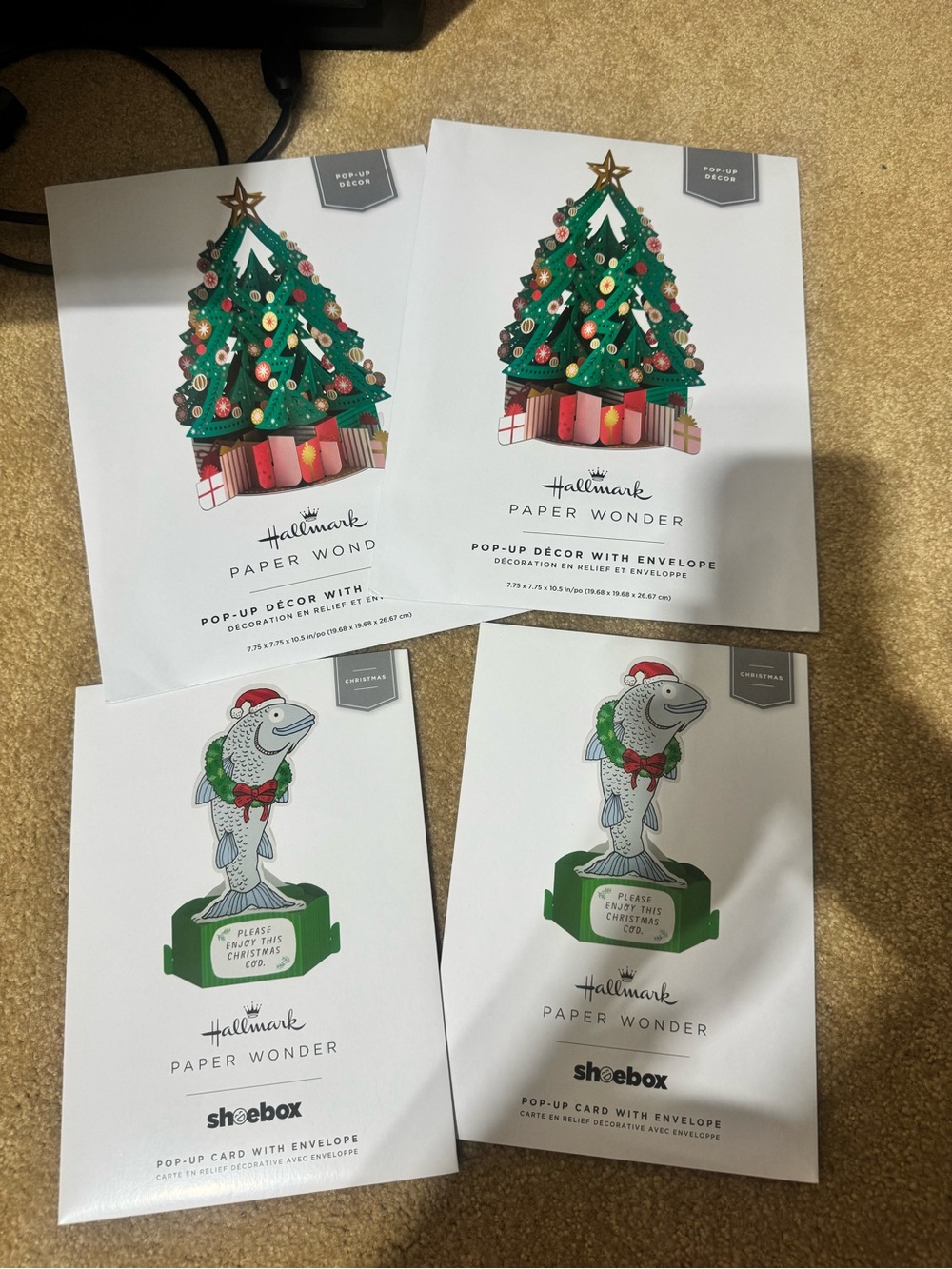 Hallmark Christmas cards